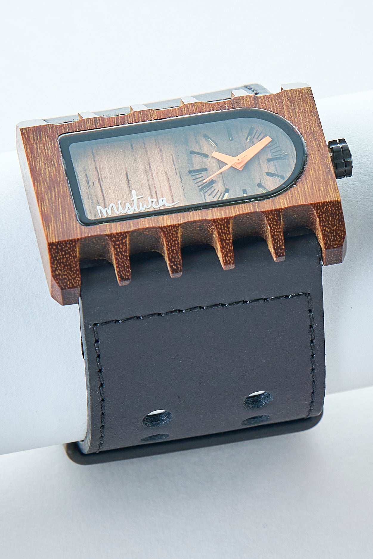 Ferro Wood Watch Black