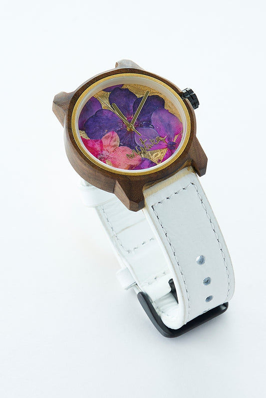 Marco Floral Watch White