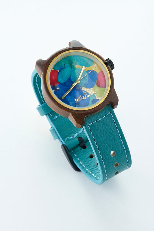 Marco Floral Watch Turqouise