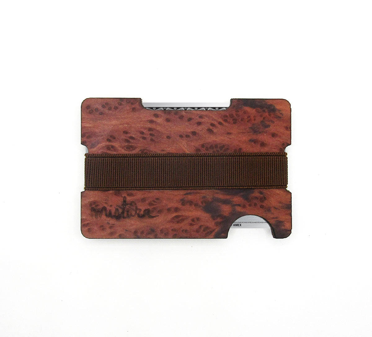 Wooden Mistura Cardholder