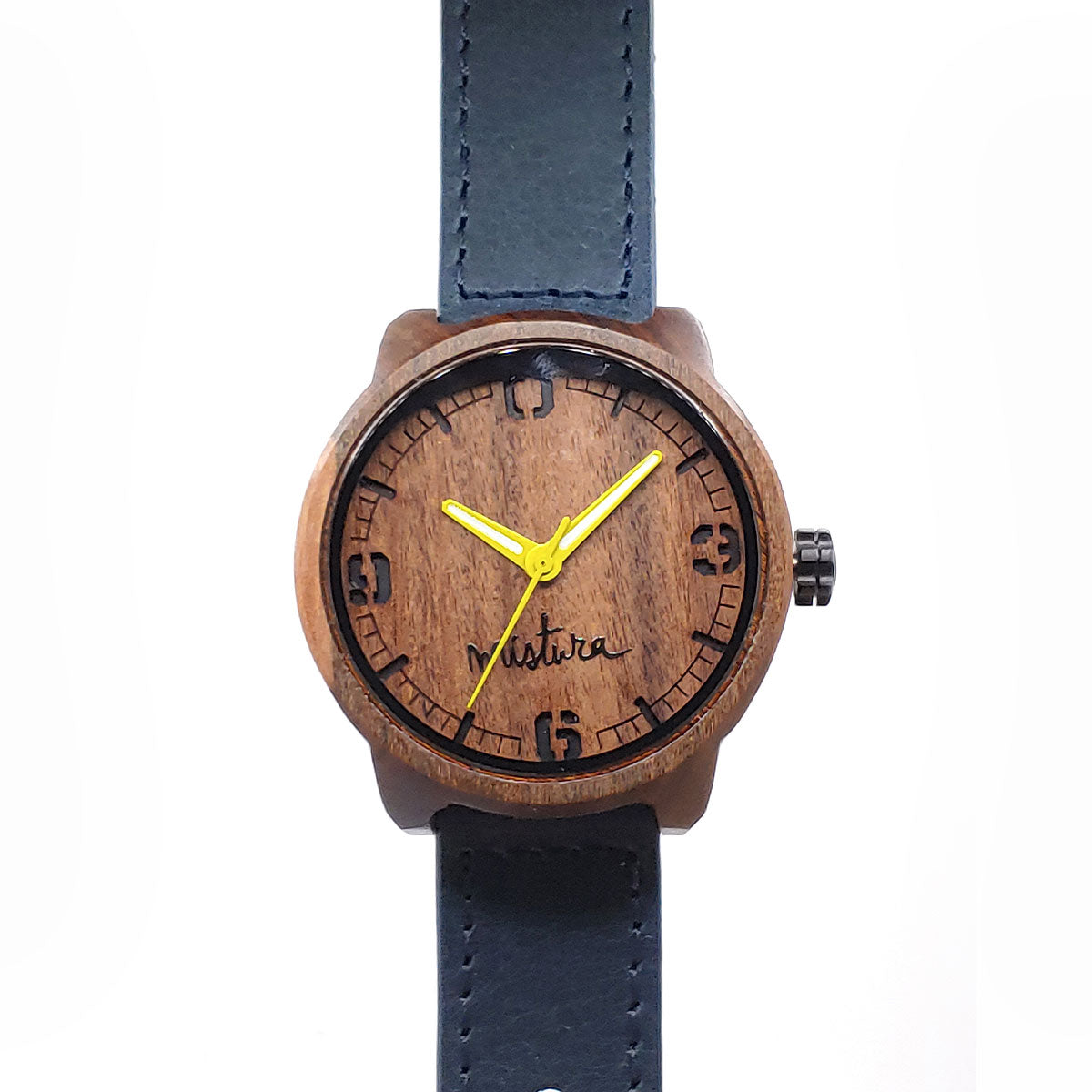 Marco XL Wood Watch Timber Navy