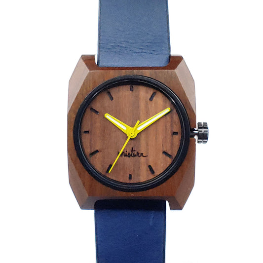 Volkano Wood Watch Navy