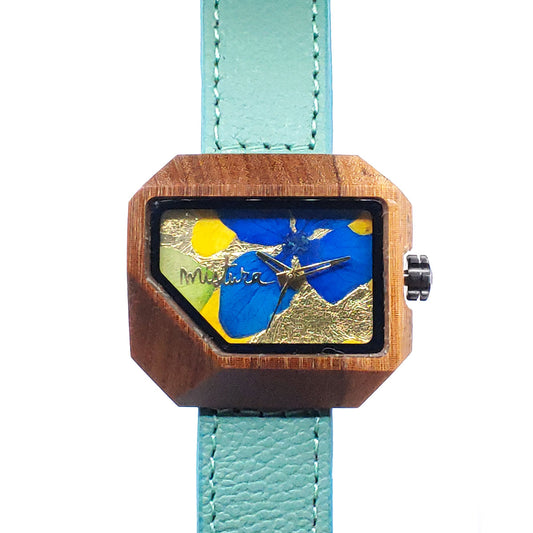 Juno Floral Watch Turquoise