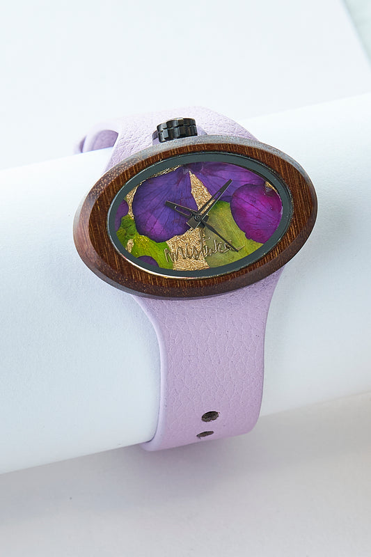 Candy Floral Watch Purple