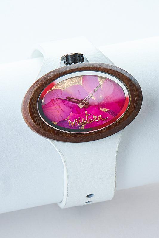 Candy Floral Watch White