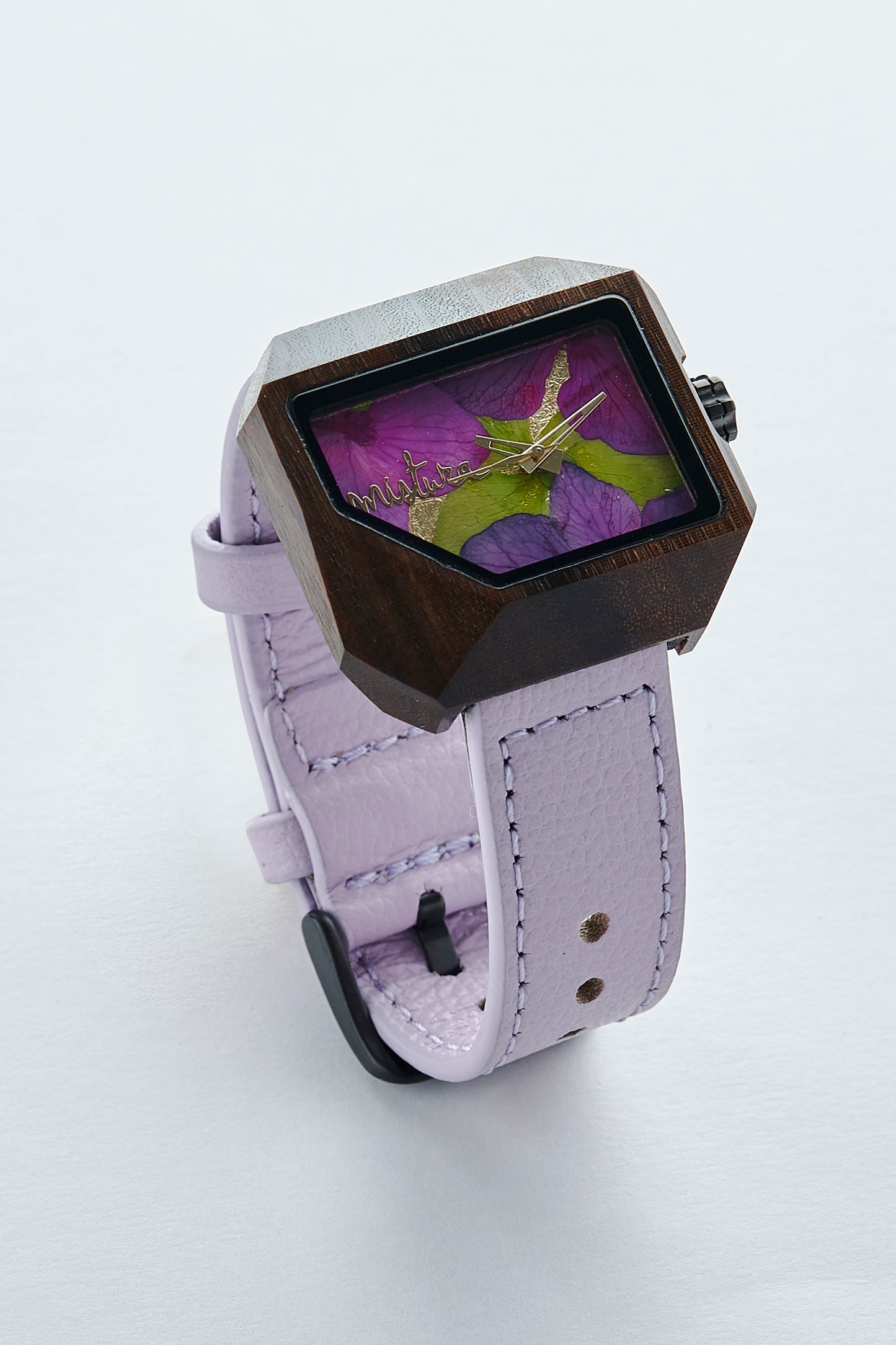 Juno Floral Watch Purple