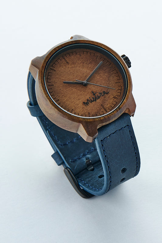 Marco XL Wooden Watch Navy