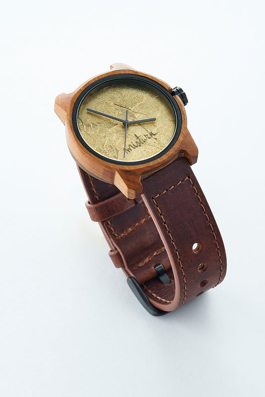 Marco Floral Watch Chocolate