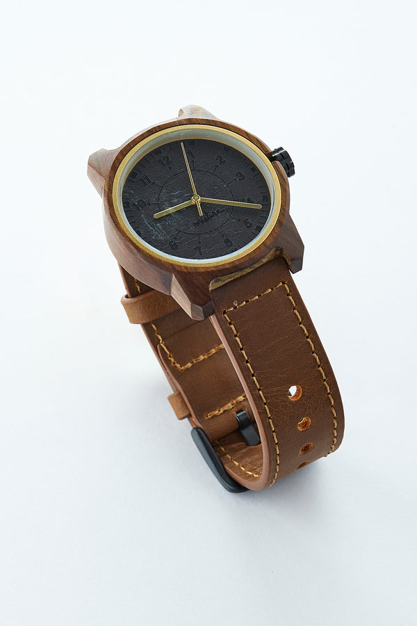 Marco Leather Watch Brown