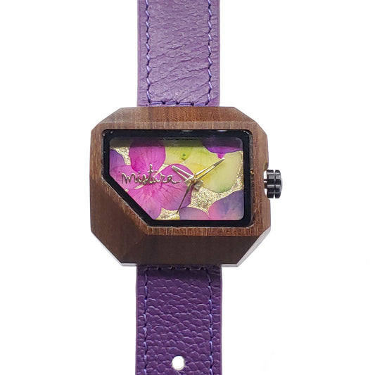 Juno Floral Watch Purple
