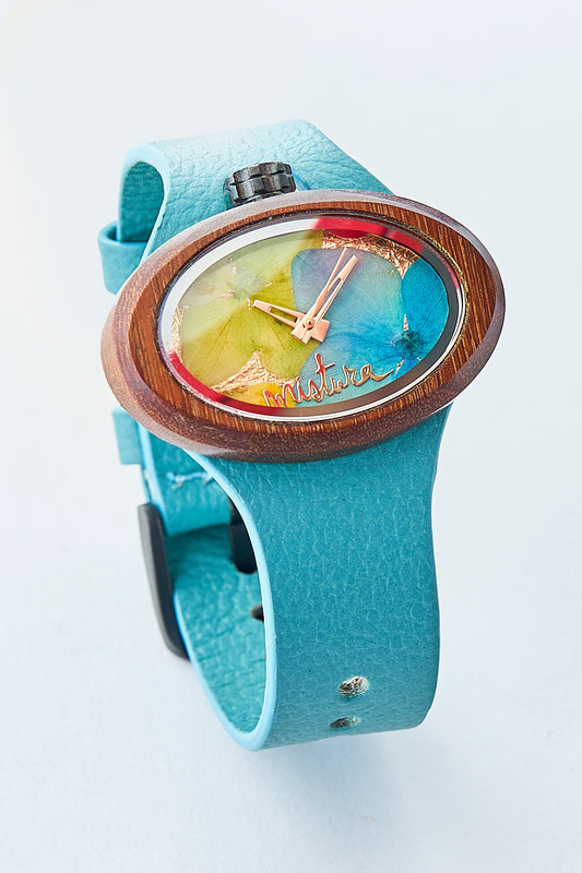 Candy Floral Watch Turquoise