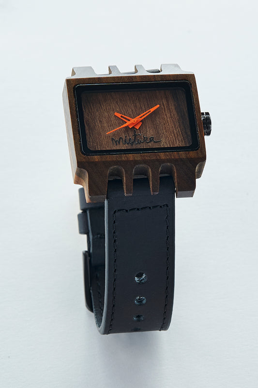 Lenzo Wooden Watch Black